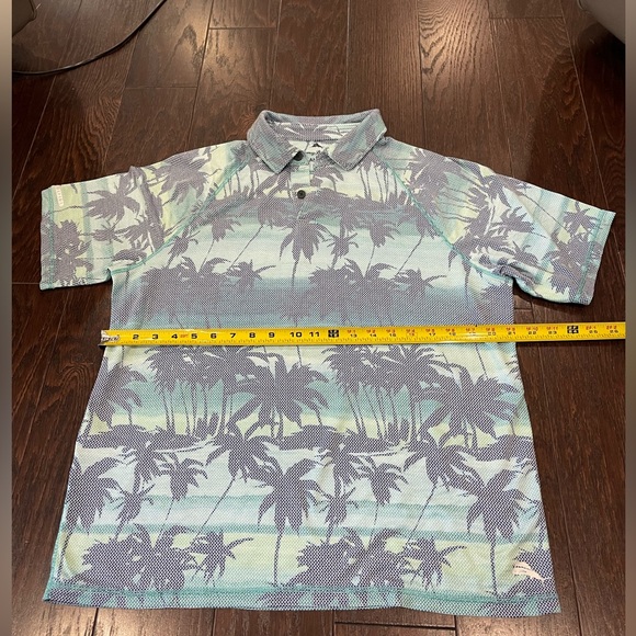 Tommy Bahama  IslandZone Palm Printed Polo Shirt Men’s Size Medium - Picture 3 of 9